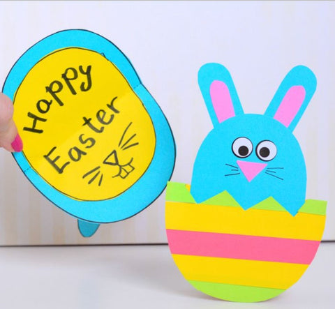 Homemade and Cute Easter Card Craft Ideas for Kids