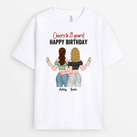 Happy Birthday Cheers To All These Years T-Shirt