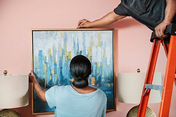 How To Hang A Canvas On A Wall