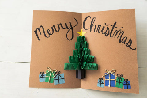 How to make a pop up Christmas card