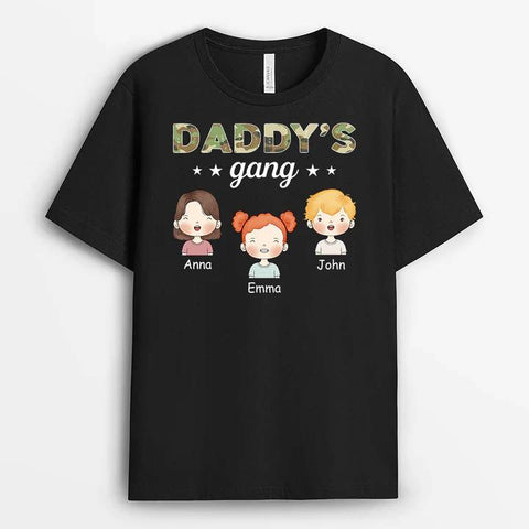 custom fathers day shirts for dad with kids[product]