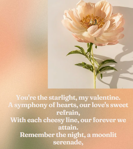 Romance valentine poems for wife