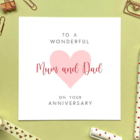 Anniversary Wishes for Parents