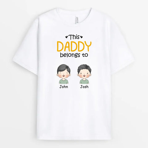 customised tee for stepdad as stepdad Fathers Day gifts