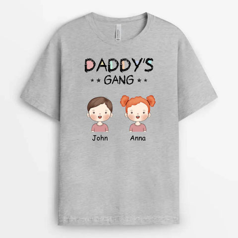 Best Father's Day Wishes On Custom Dad T-Shirt Printed With Kids Names And Different Colours[product]