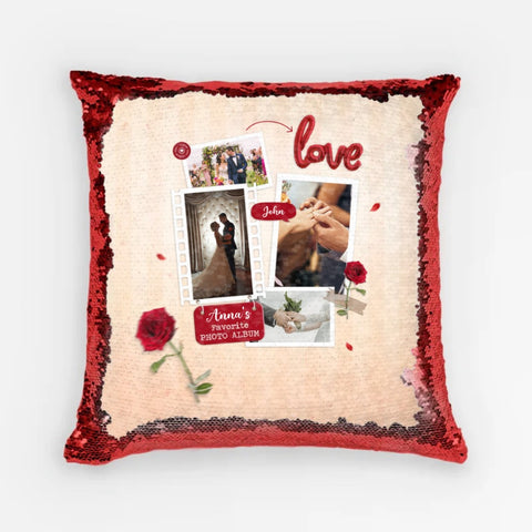 Customised Engagement Pillows as Adult Daughter Gift Ideas[product]