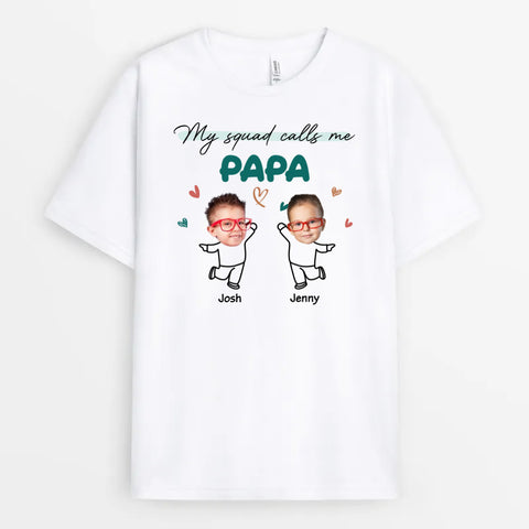 personalised fathers day t-shirts with photo as Fathers Day gifts for stepdads