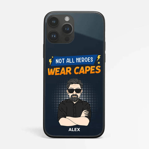 Personalised Phone Case For Dad With Meaningful Happy Fathers Day Message And Name