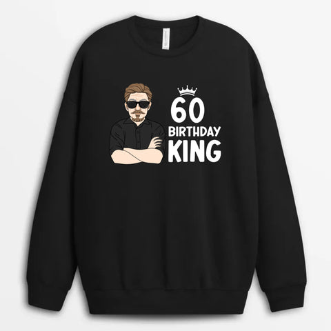 60th Birthday Gifts for Husband Who Has Everything - Personalised Sweatshirt