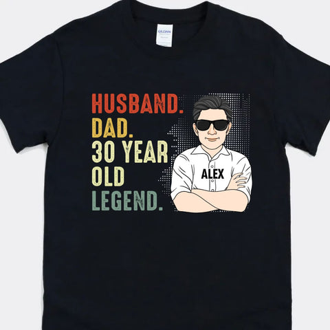 30th Birthday Gifts for Husband Who Has Everything - Personalised Apparel