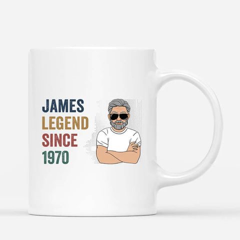 70th Birthday Gifts for Husband Who Has Everything - Personalised Mugs