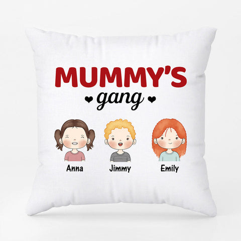 Personalised Mummys Gang Pillow