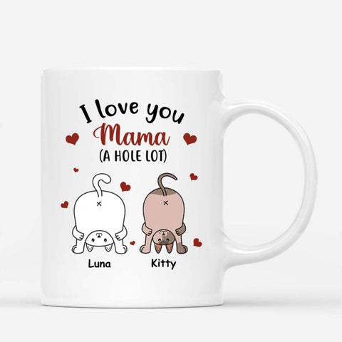 funny cat mug designs personalised with cat breed and funny quote[product]