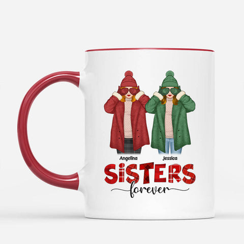 Personalised Christmas Besties Forever Mug as cheap gift ideas for friends[product]