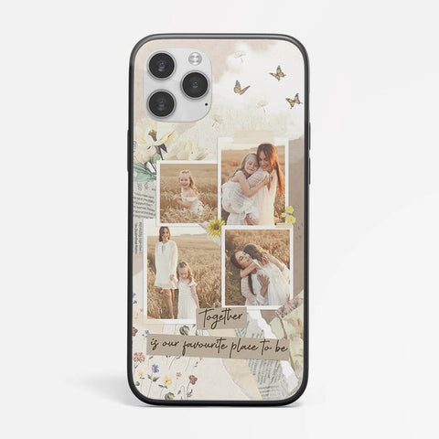 Personalised Together is Our Favourite Place To Be Phone Case as Cheap Gift Ideas for Friends UK[product]