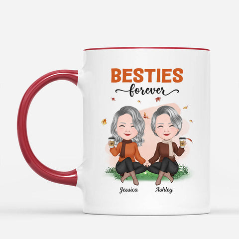 Personalised Besties Forever Fall Season Mug as affordable gifts for friends[product]