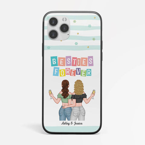 Personalised Forever Besties Phone Case as cheap gifts for friends[product]