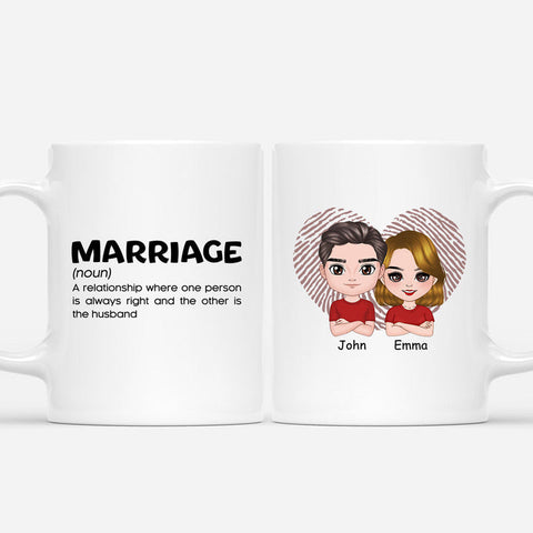 Personalised Marriage Mugs as cheap wedding gift ideas