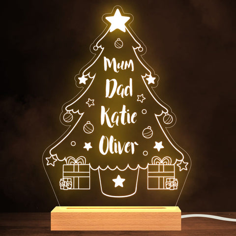 Christmas Present Ideas for Kids - Personalised Night Light