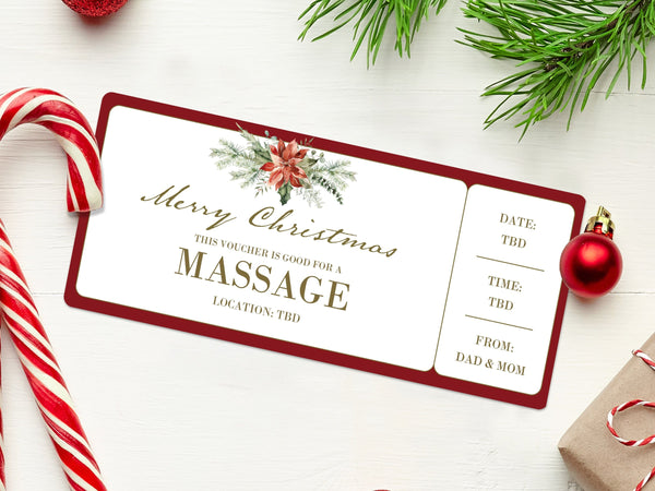 Christmas Present Ideas Parents - Spa and Massage Tickets