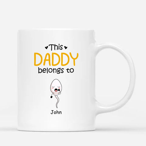 custom fathers day mugs with funny design for dad to be with quote[product]