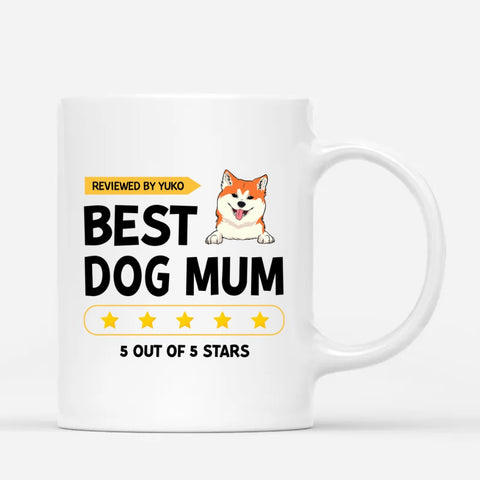 ceramic cups personalised for dog mum with dog's review[product]