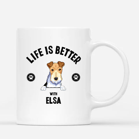 customised dog mugs for dog dad on father's day from the dog[product]