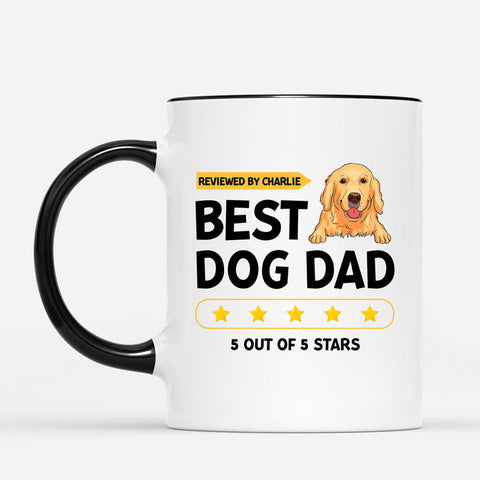 dog dad mug dog review mug 