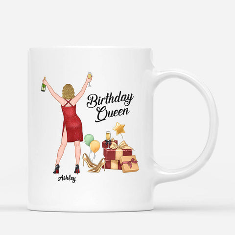 Personalised Birthday Queen Mug as 21st birthday ideas for daughter