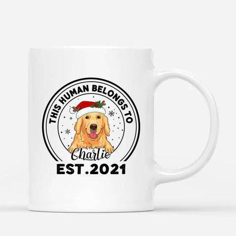 customised christmas dog cups with message,names and date[product]