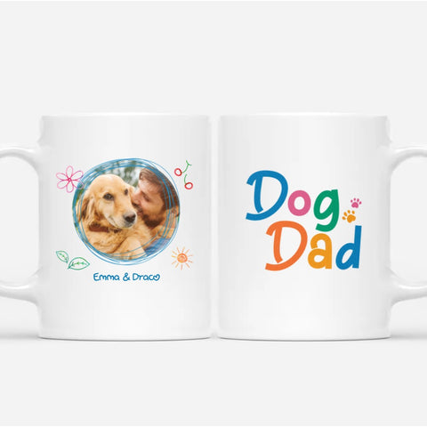 personalised cups for dog dad with photo[product]