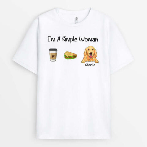 dog mum t shirt simple woman 