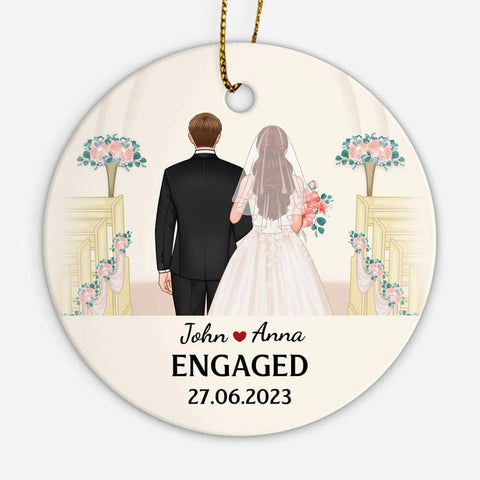 Engagement Couple Gift Ideas - Personalised Ornaments
