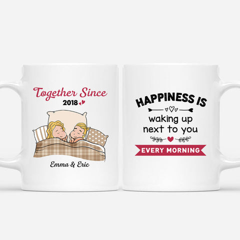 engagement gift idea for friend happiness is mug 