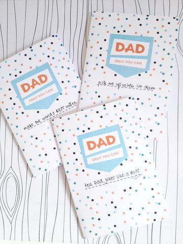 fill-in-the-blank Fathers Day card ideas handmade for dad