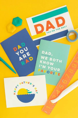 Fathers Day card ideas handmade with modern design