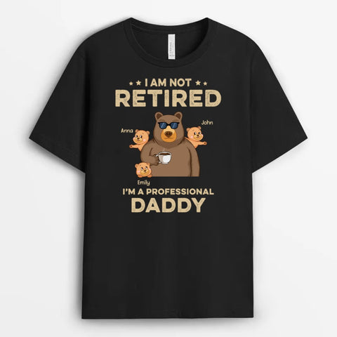 Humourous Custom Tee For Dad With Names - Funny Fathers Day Gift Ideas For Dad