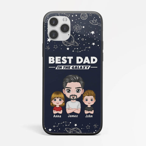 Personalised Best Dad In The Galaxy Phone Case as Father's day gift ideas from son