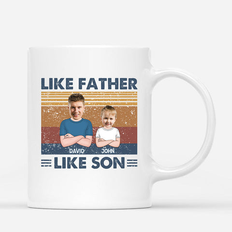 Personalised Like Father Like Son Mug as Father's day gifts from son[product]