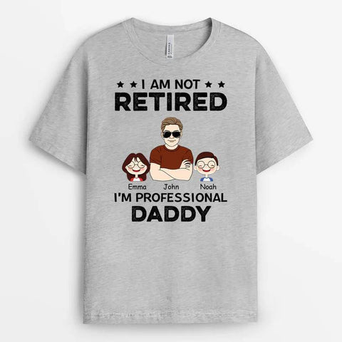 custom fathers day tee for dad with kids