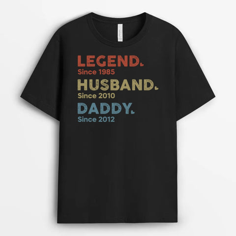 personalised fathers day t-shirt for dad with funny design