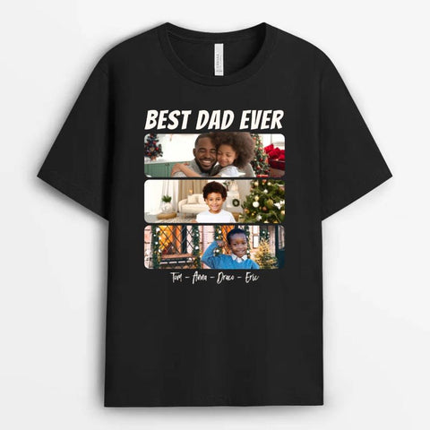 customised fathers day photo t-shirts for fathers with photo and customisable text