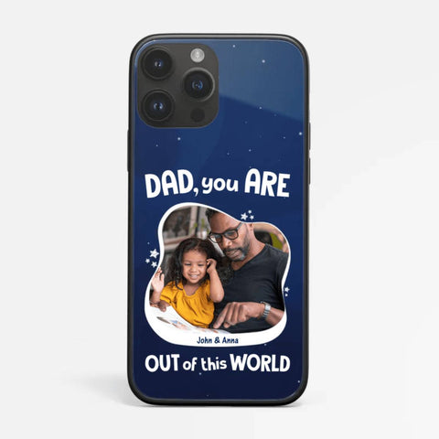 Personalised Phone Case For Fathers With Message For Fathers Day And Names And Photo