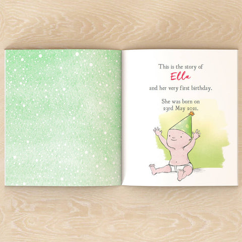 First Birthday Craft Gift Ideas: Personalised Storybook