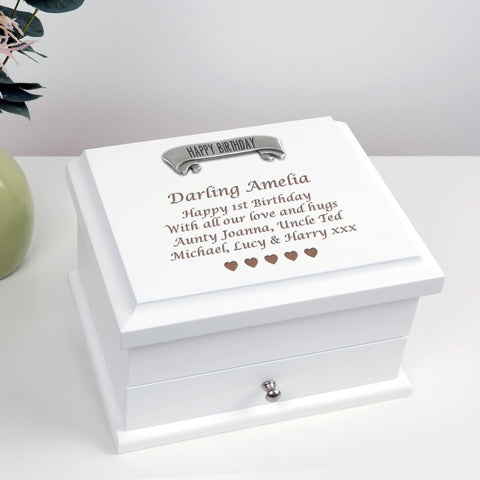 First Birthday Gift Ideas for Twins - Jewellery Box