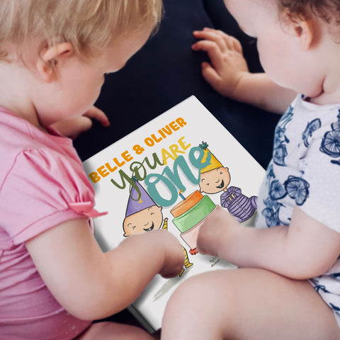 First Birthday Gift Ideas for Twins - Twin-Themed Storybooks