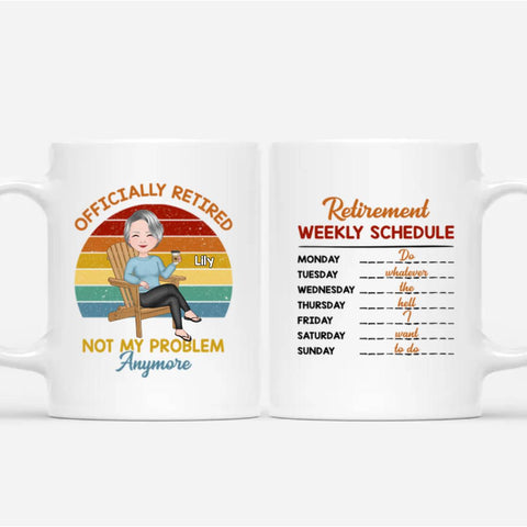 Personalised Mug For Nurse Retirement With Names[product]