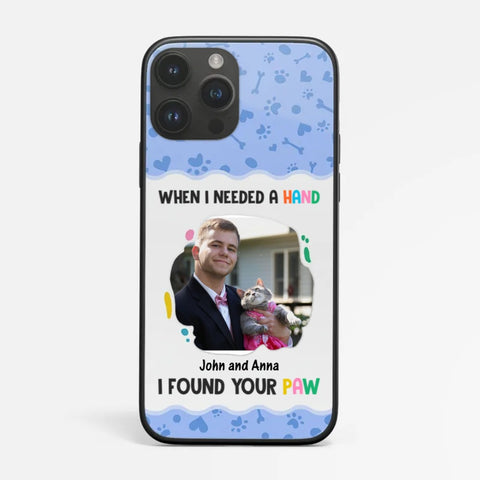 funny cat phone case customised with photo for cat owners[product]