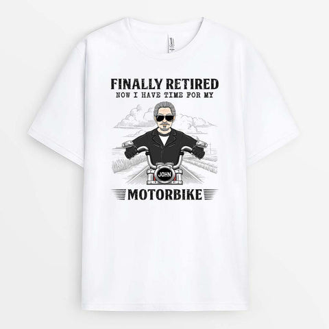 hilarious retirement gifts motorbike t shirt 