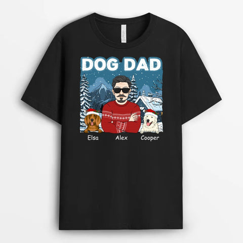 custom dog dad shirt with unlimited number of dog[product]